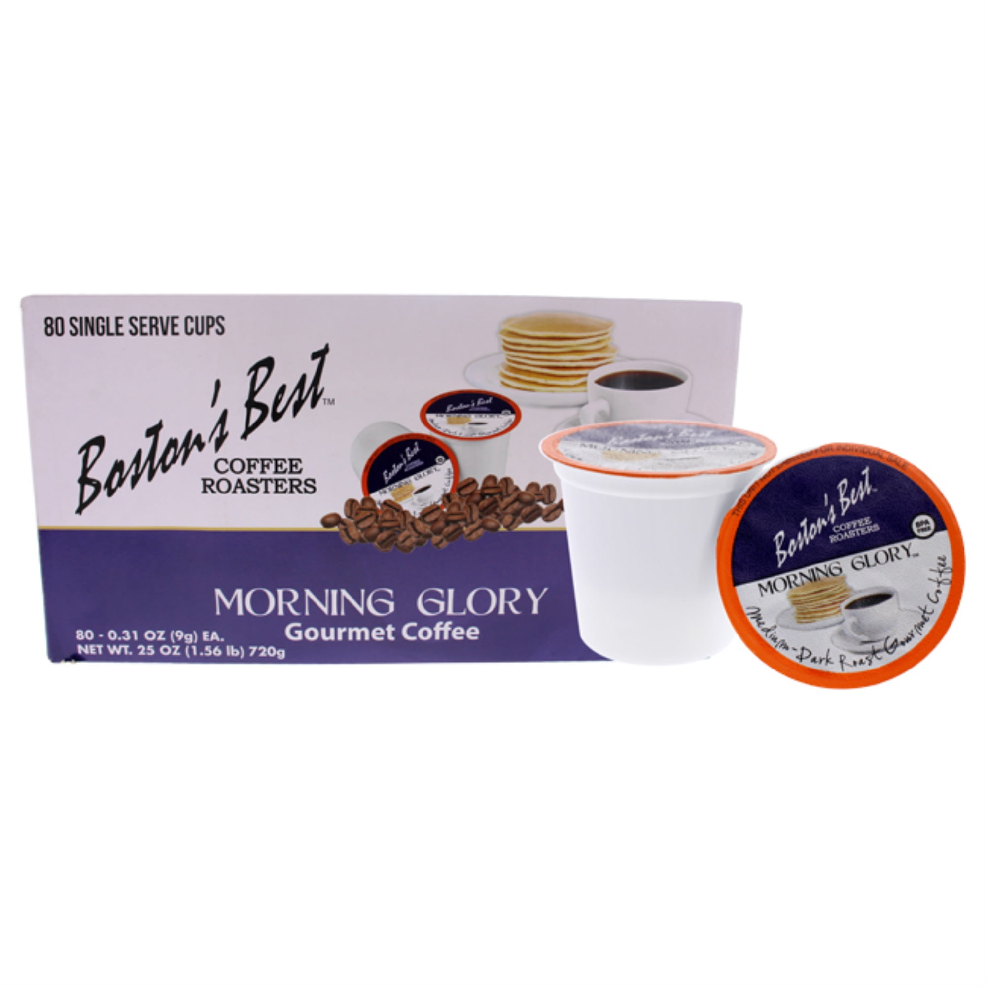 Morning Glory Gourmet Coffee by Bostons Best for Unisex 80 Cups Coffee