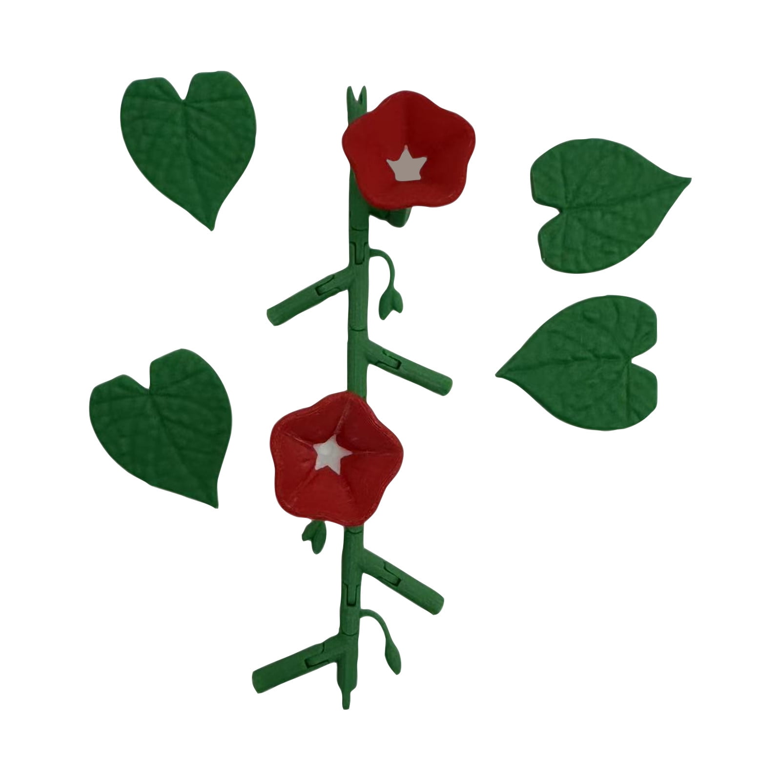 Morning Glory Refrigerator Magnets – 3D Printed Climbing Vine Plant ...