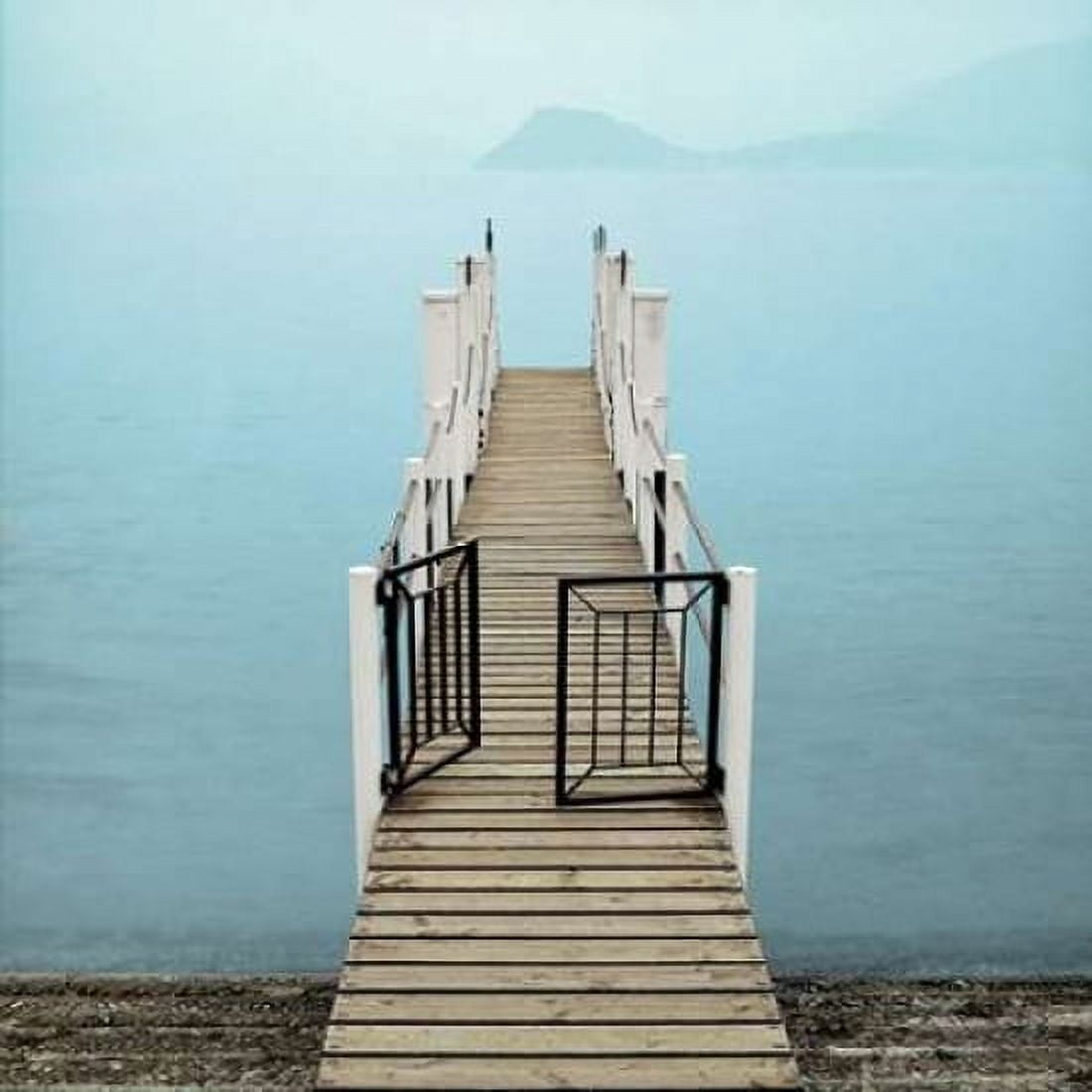Morning Harbor Launch Canvas Art - Alan Blaustein (24 x 24)