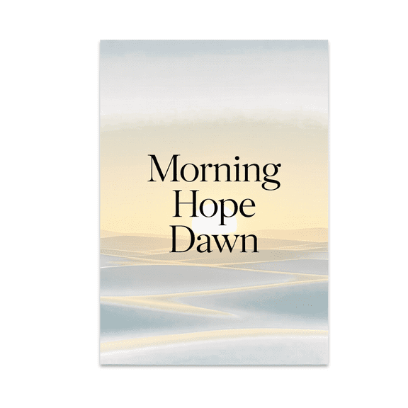 Morning Hope Dawn Sunrise Wall Art - Home Decor Enthusiast - 13x19 Poster Print