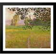 thumbnail image 1 of Morning Landscape, Giverny 30x28 Large Black Wood Framed Print Art by Claude Monet, 1 of 2