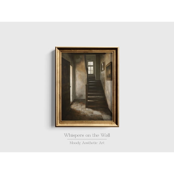 Morning Light Dark Academia Print Moody Desk Decor Vintage Still Life Painting Gothic Print Wall Art