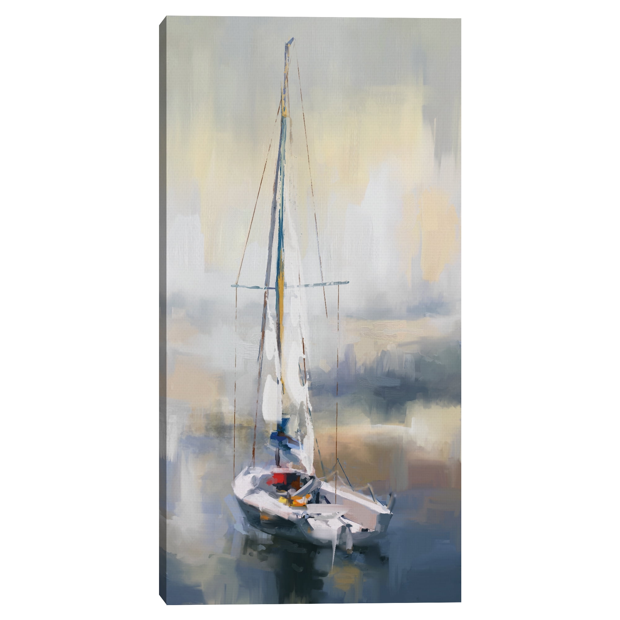 Morning Masts II by Studio Arts Canvas Art Print, 1.5" x 24"