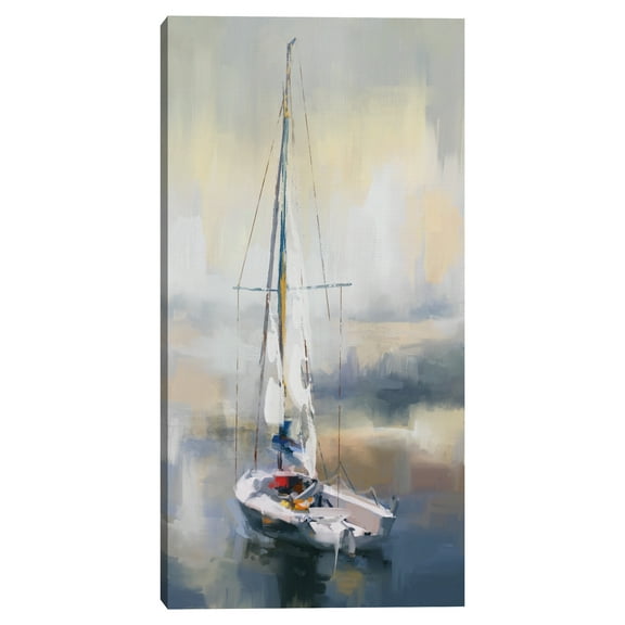 Morning Masts II by Studio Arts Canvas Art Print, 1.5" x 27"