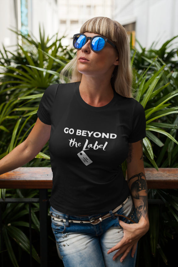 Go Beyond the Label Womens' Black Crew Neck Short Sleeve Tee