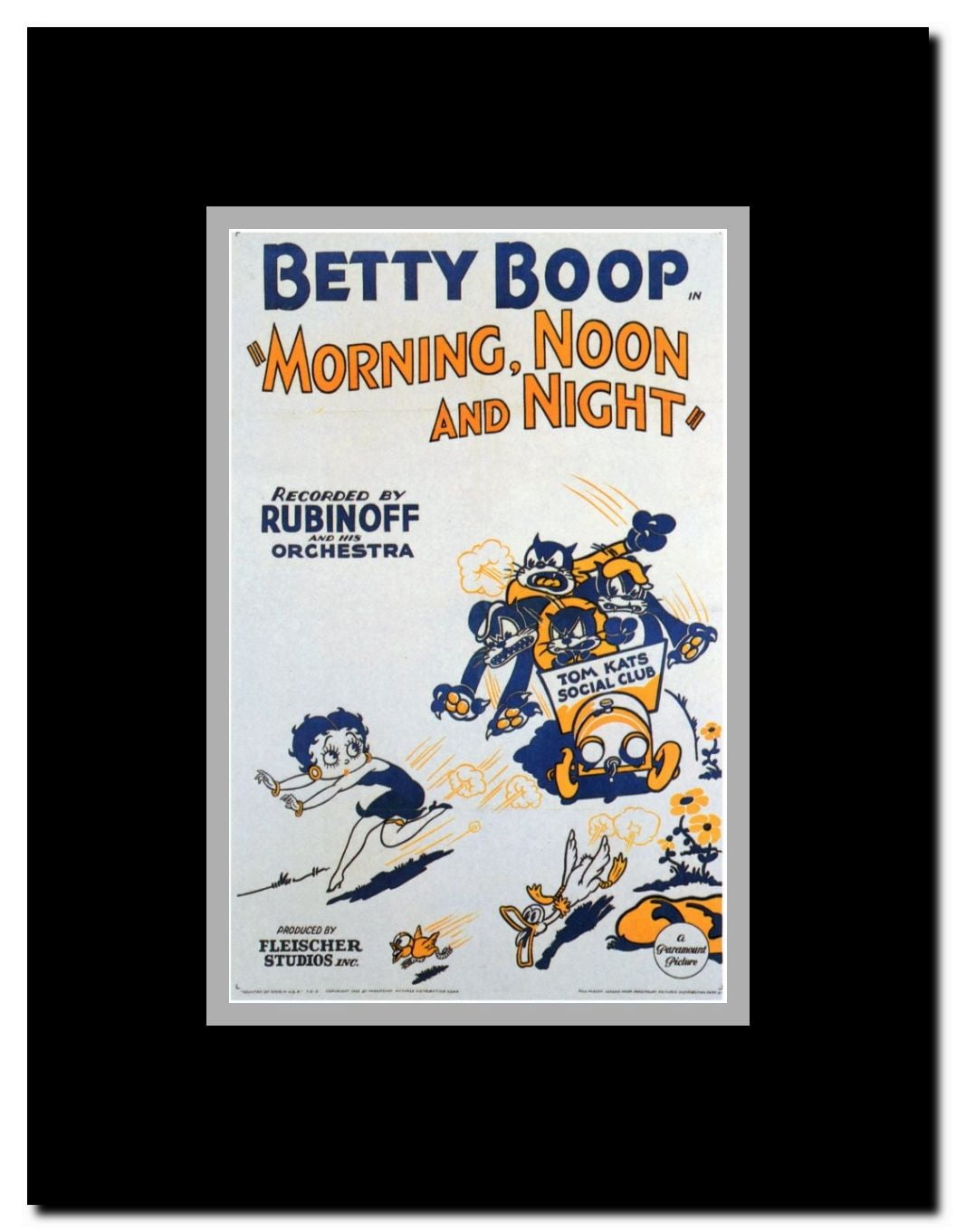 Morning Noon and Night Framed Movie Poster