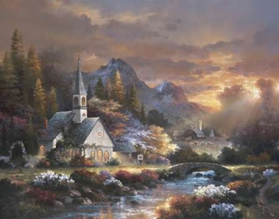 Morning Of Hope Canvas Art - James Lee (22 x 28)