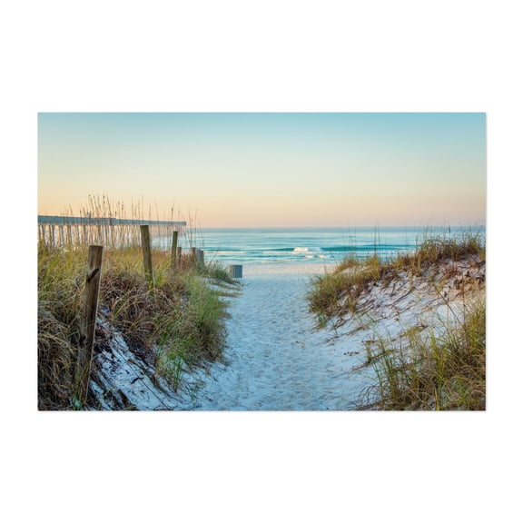 Morning in Panama City Beach - Panama City Beach Florida Photography Beach Coastal Ocean Seaside Landscape Scenic Waves Unframed Wall Art Print 4 x 6 inches