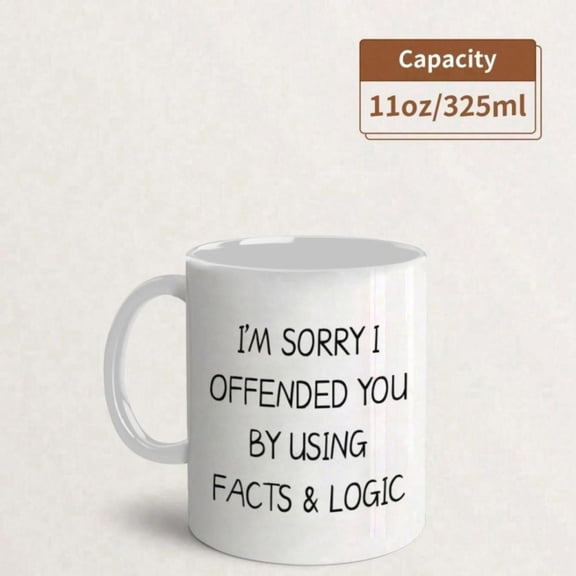 Morning Reliever Mug GOOD MORNING F Text Hot Or Cold Drinks Ideal As a Holiday Or Birthday Humorous Drinkware Durable Beverageware Coffee Cup Coffee Bar Accessory