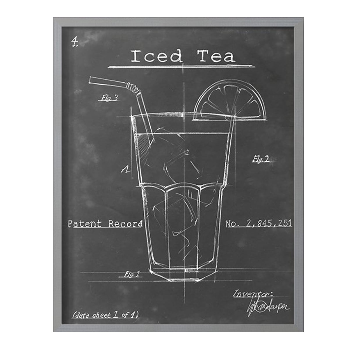 Morning Routine III Framed Print in Gray Solid Wood Framed Print No Nail Hanging