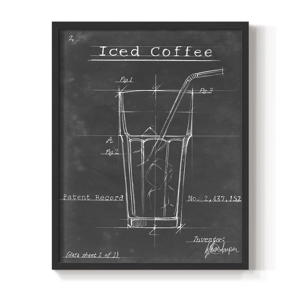 Morning Routine IV Framed Print in Black Solid Wood Framed Print No Nail Hanging