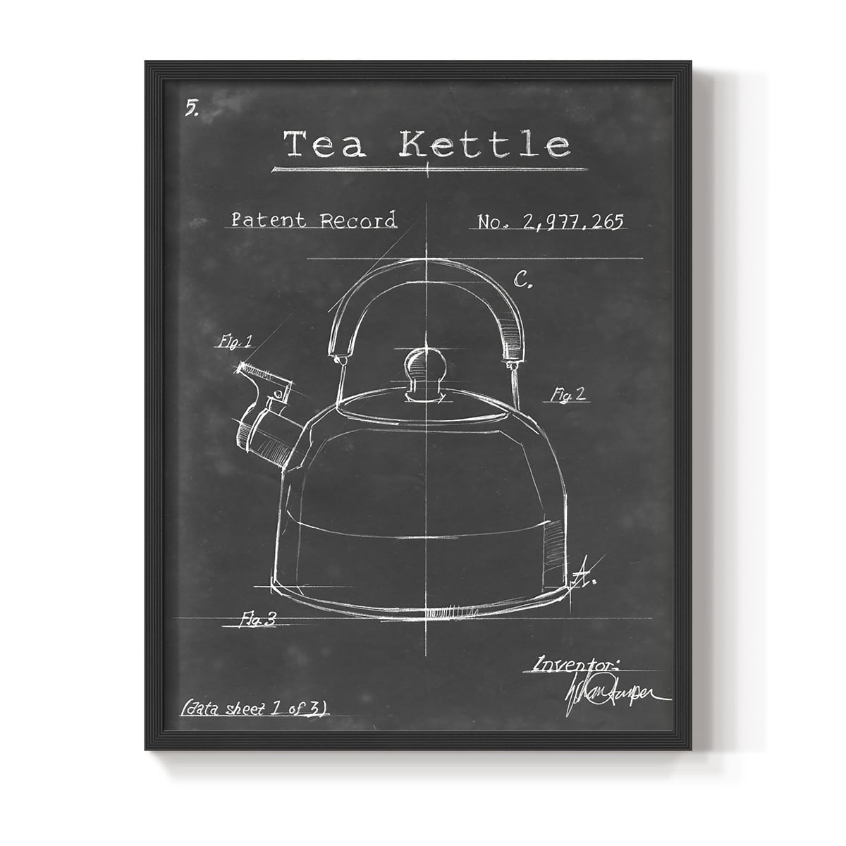 Morning Routine V Framed Print in Black Solid Wood Framed Print No Nail Hanging