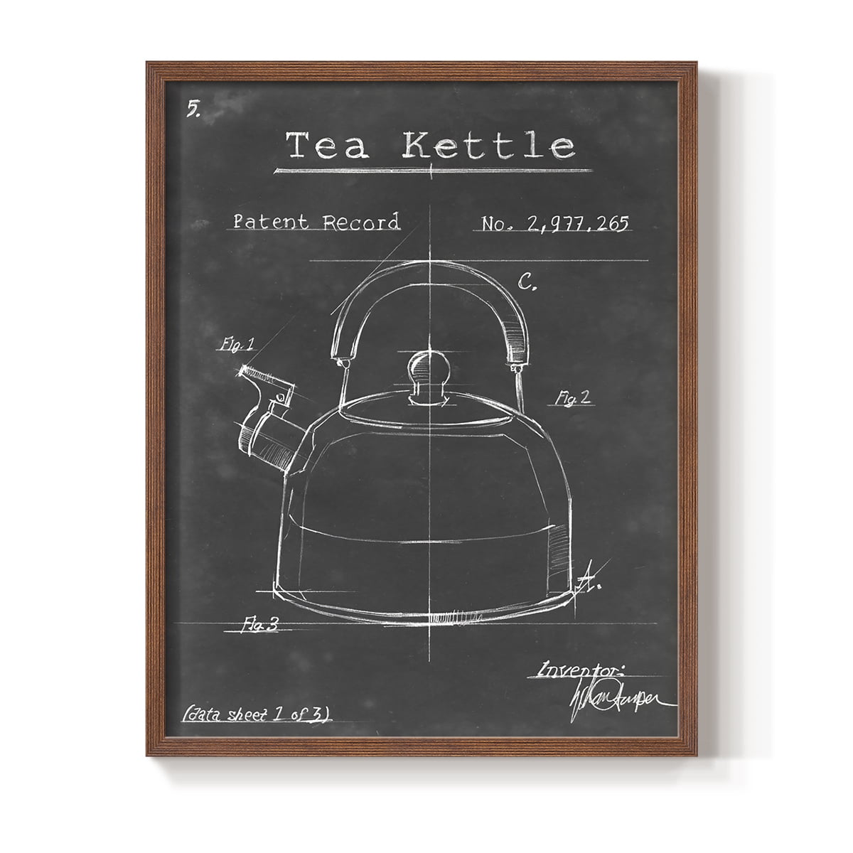 Morning Routine V Framed Print in Brown Solid Wood Framed Print No Nail Hanging
