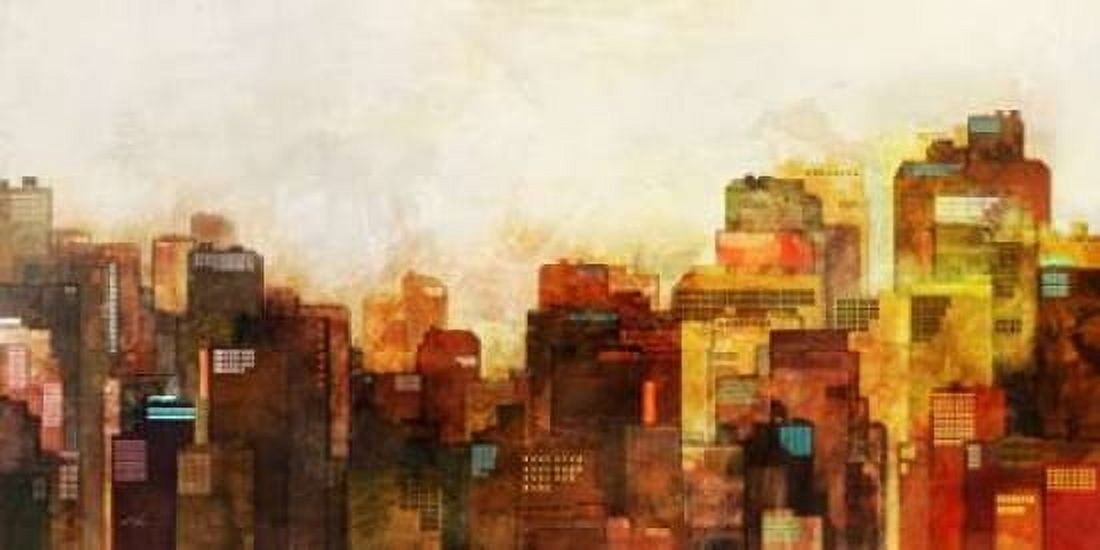 Morning Skyline Canvas Art - Ken Roko (24 x 48)