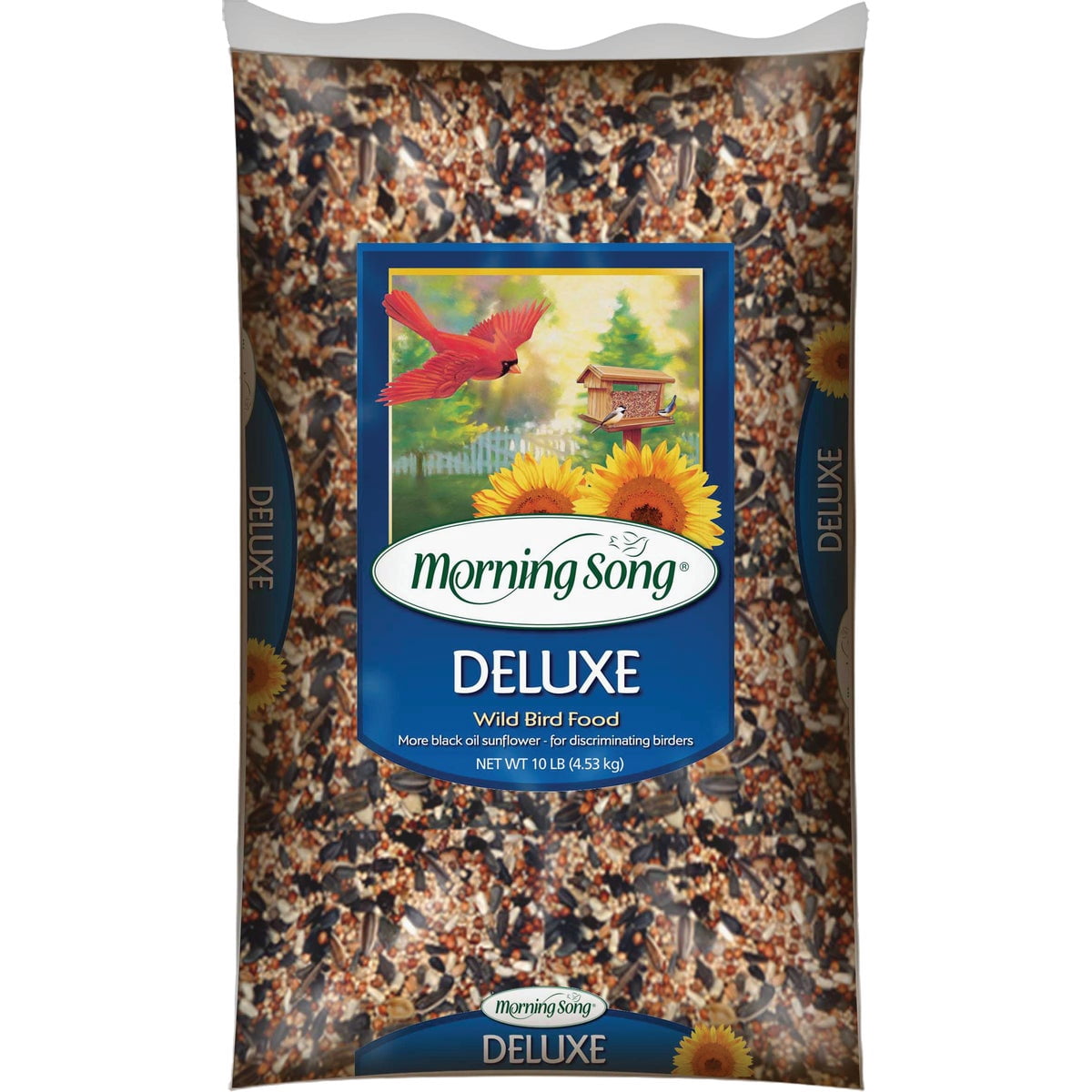 Morning Song Deluxe Wild Bird Food - Seeds for Wild Birds - 10-Pound Bag