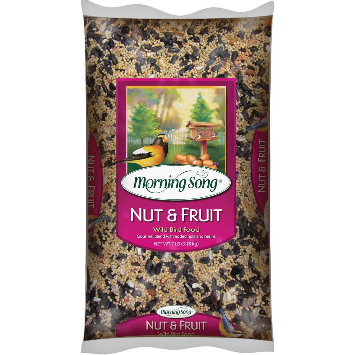 Morning Song 11989 Nut and Fruit Wild Bird Food, 7-Pound