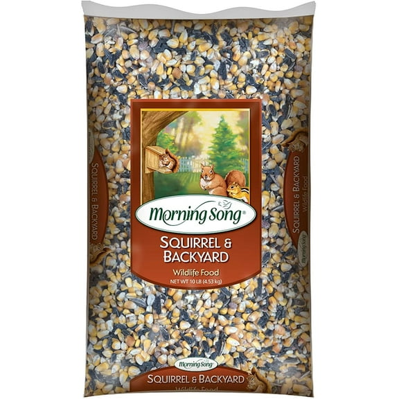 Morning Song 11995 Squirrel and Backyard Wildlife Food, 10-Pound