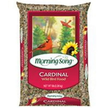 Global Harvest Foods Morning Song Cardinal Bird Seed Mix - Black Oil Sunflower, Safflower - 20 lbs