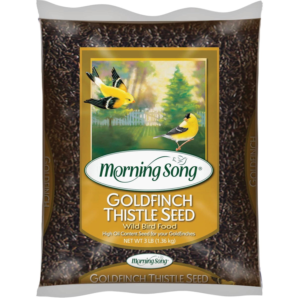 Morning Song Nyjer Seed Goldfinch Bird Seed Wild Bird Food - 3 Lbs