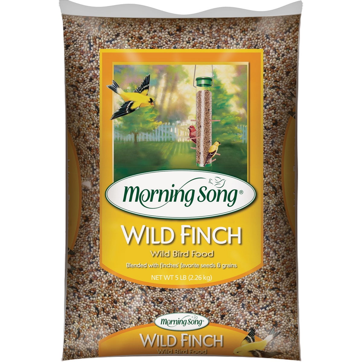 Generic Morning Song Finch Wild Bird Seed - For Tube Feeders - 5 lbs