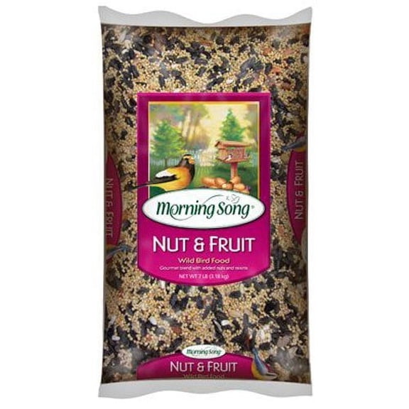 Morning Song 11989 Nut and Fruit Wild Bird Food, 7-Pound