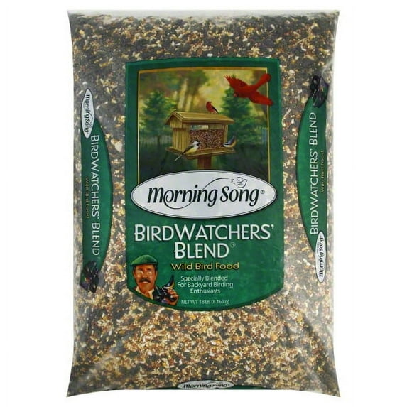 Morning Song Bird Watcher's Blend Wild Bird Food - Seeds - 18 lbs