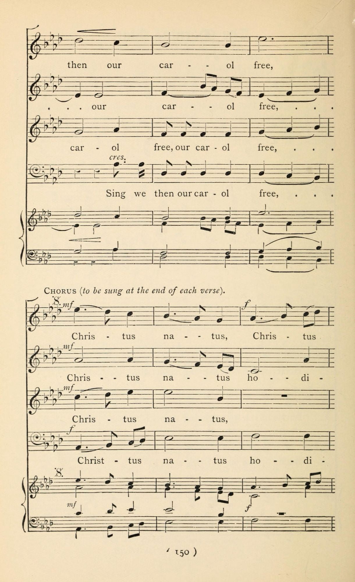 Morning Star 2 Christmas Carols New & Old 1850 Canvas Art - (24 x 36)