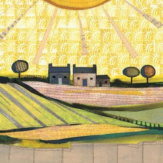 Morning Sun Canvas Art - Helen Hallows (24 x 24)