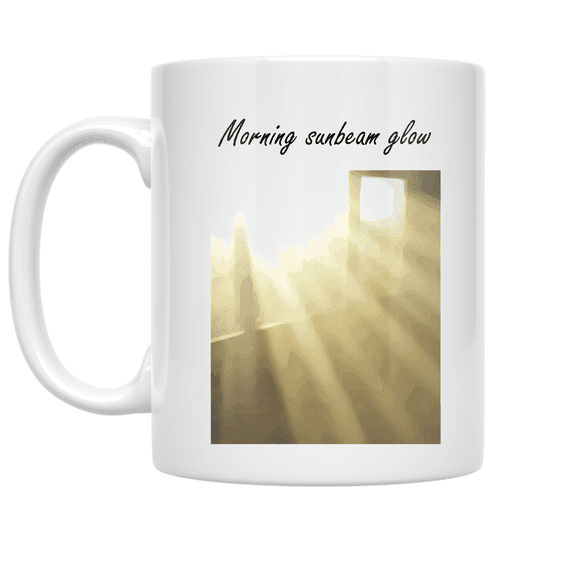 Morning Sunbeam Glow - Tea Enthusiast - 11 oz Ceramic Coffee Mug
