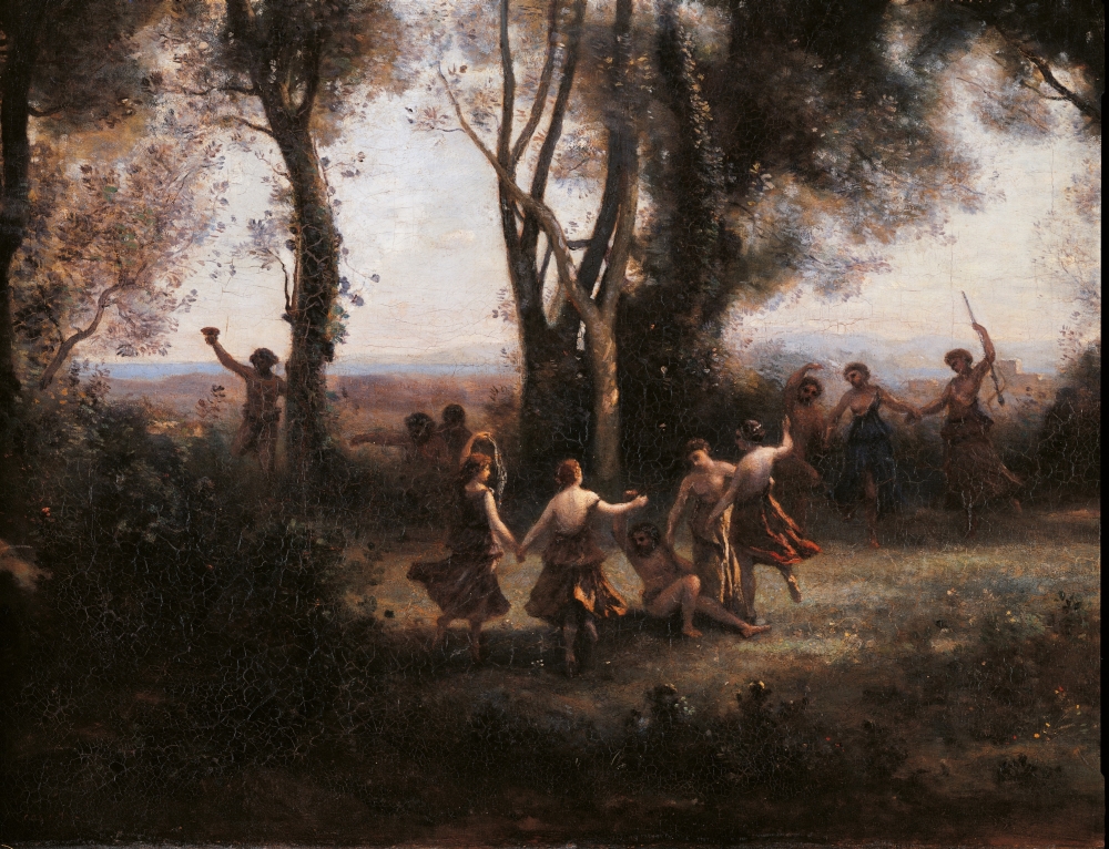 Morning The Nymphs Dance Canvas Art - (24 x 18)