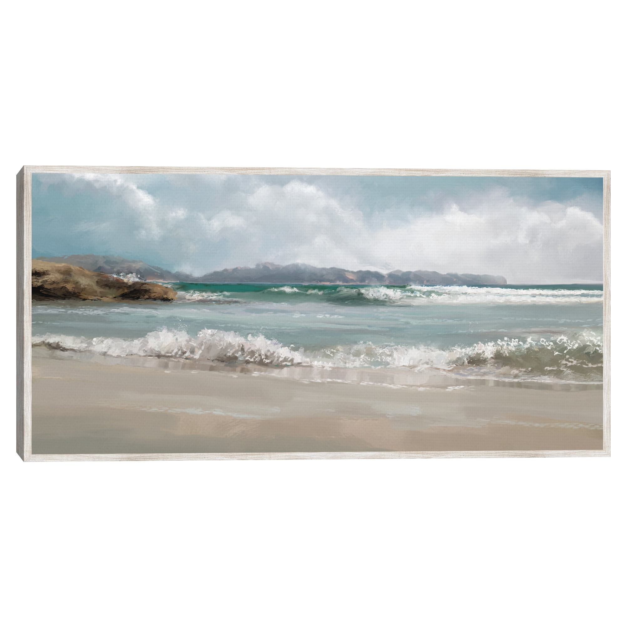 Morning Tides by Studio Arts Framed Canvas Art
