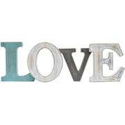 Morning View Love Wood Sign Decor Wooden Love Letter Sign Love Word Block Decor Rustic Wood Cutout Sign Wall Decor Freestanding Wooden Cutout Letter Tabletop Centerpieces Mantel Decor Valentines Day
