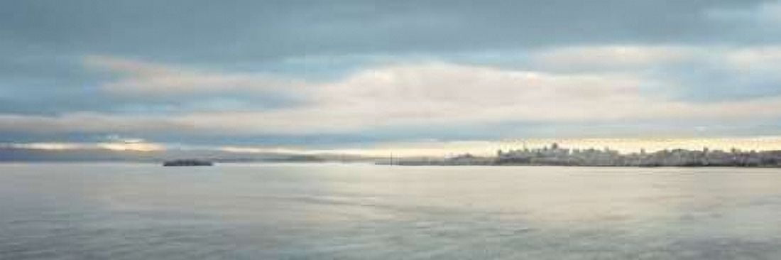 Morning Vista across the Bay Canvas Art - Alan Blaustein (8 x 24)