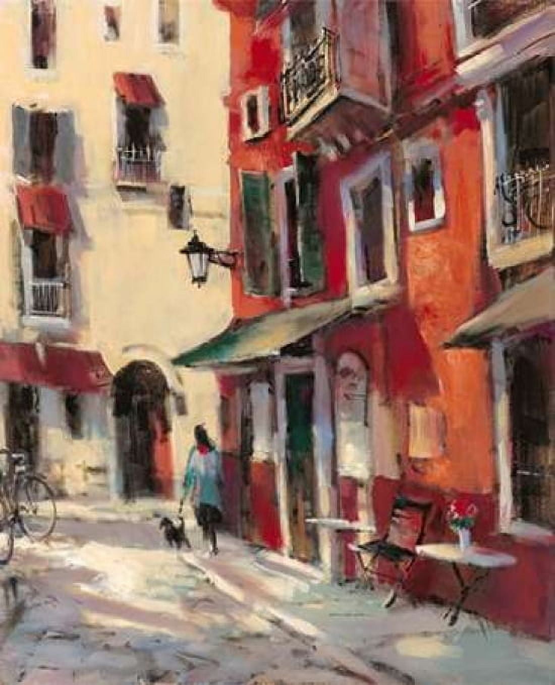 Morning Walk Canvas Art - Brent Heighton (24 x 30)