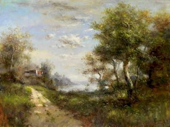 Morning Walk Canvas Art - Cohen (18 x 24)