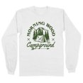 thumbnail image 1 of Morning Wood Campground Long Sleeve Shirt Unisex X-Large White, 1 of 5