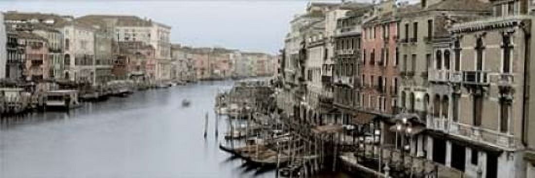 Morning on the Grand Canal Canvas Art - Alan Blaustein (12 x 36)