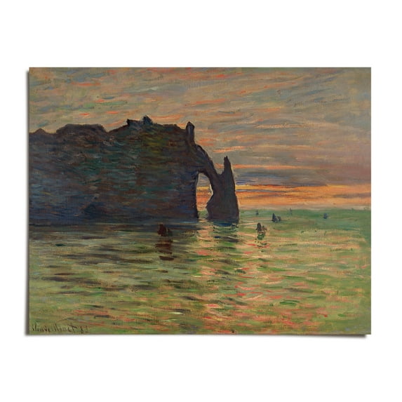 Morning on the Seine, 1898 - Claude Monet - 8.5x11 - Wall Art Print - UNFRAMED