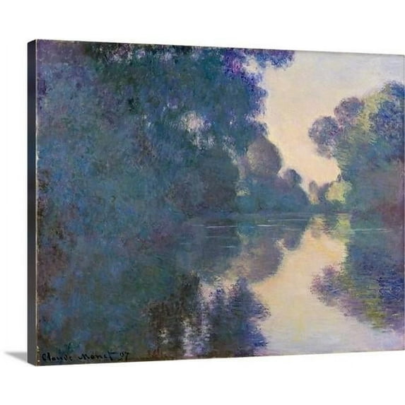 Morning on the Seine near Giverny by Claude Monet Morning on the Seine near Give