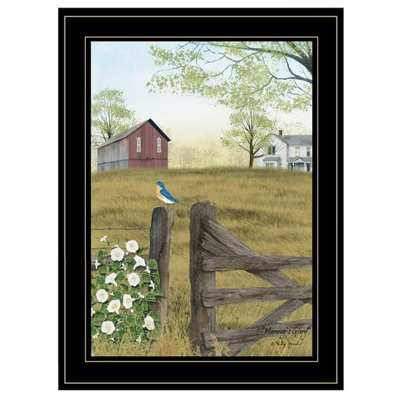 "Morning's Glory" Framed Wall Art for Living Room & Bedroom Decoration