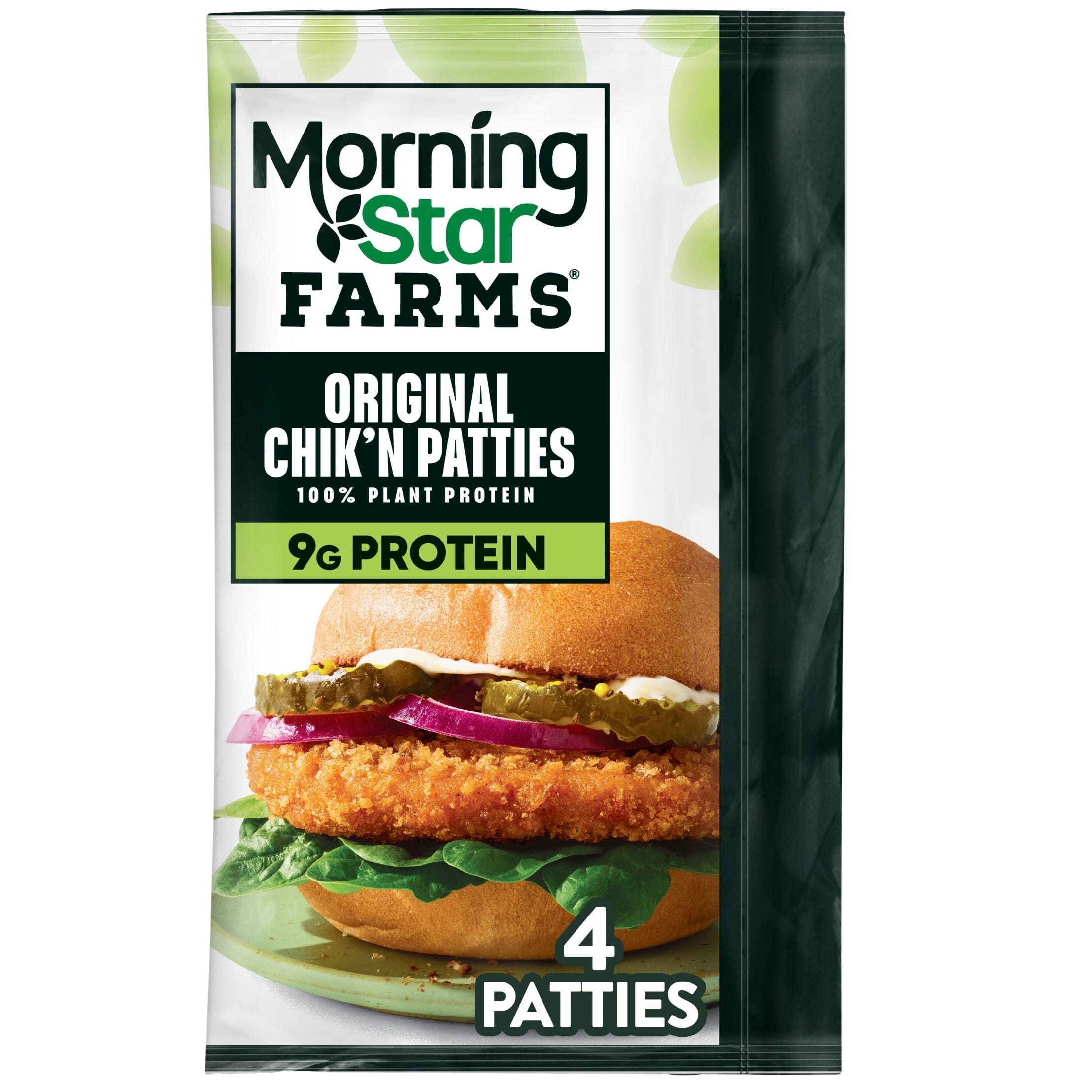 MorningStar Farms Original Meatless Chicken Patties, 10 oz (Frozen
