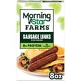 thumbnail image 1 of MorningStar Farms Veggie Breakfast Original Plant Based Sausage Links, Vegetarian Meat, 8 oz Box, 1 of 9