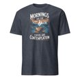 thumbnail image 1 of Mornings Are For Coffee and Contemplation Scenic T-Shirt (Heather Navy, L), 1 of 4