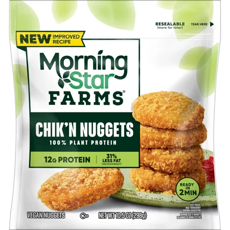 Morningstar Farms Poultry Chicken Nuggets, 10.5 Ounce -- 6 per case