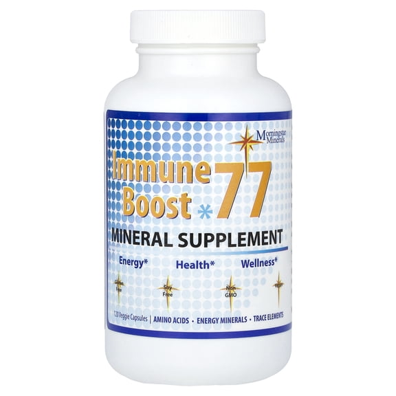 Morningstar Minerals Immune Boost 77, 120 Veggie Capsules