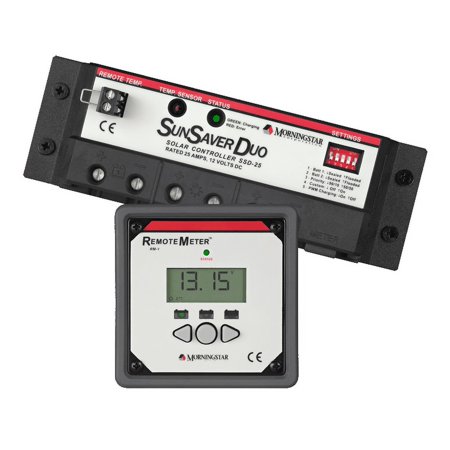 Morningstar SSD-25RM SunSaver Duo with Remote Meter