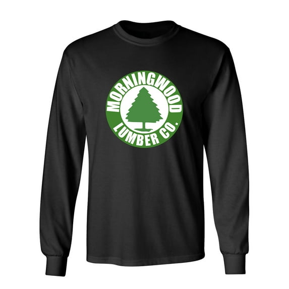 Morningwood Lumber Sarcastic Novelty Gift Idea Adult Humor Funny Men's Long Sleeve Shirts
