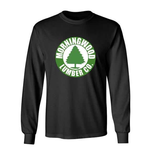 Morningwood Lumber Sarcastic Novelty Gift Idea Adult Humor Funny Men's Long Sleeve Shirts