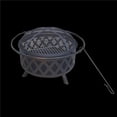 thumbnail image 1 of Morniray MNR-231707 30 in. Diamond Lattice Wood Burning Fire Pit, 1 of 8