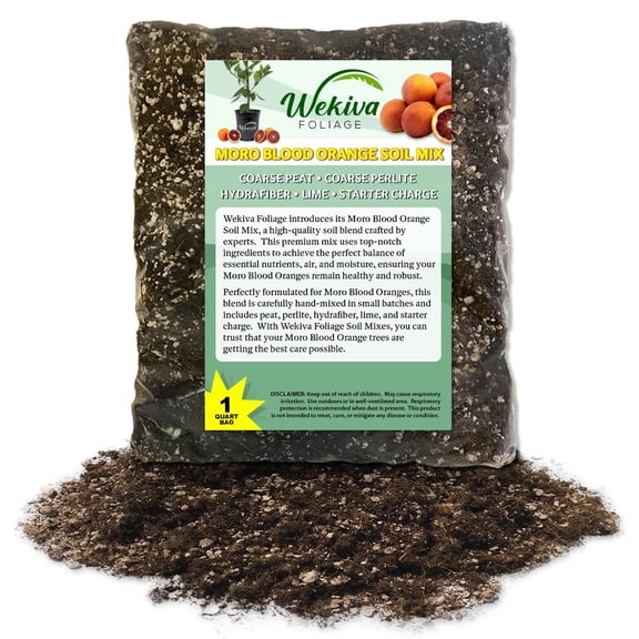 Moro Blood Orange Tree Growing Soil Mix  10 Quarts - Custom Soil Blend  Potting Mix for Moro Blood Orange Trees  Specially Developed by and for Professional Nursery Growers - Nutrient-Rich Formula